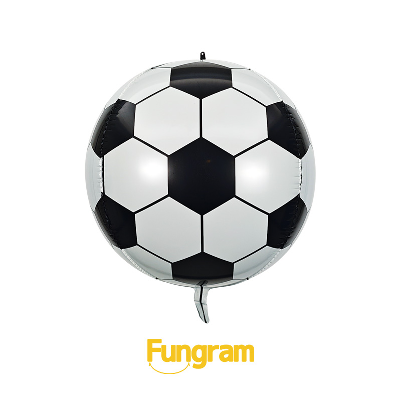 4D Soccer Ball Foil Balloon Decoration