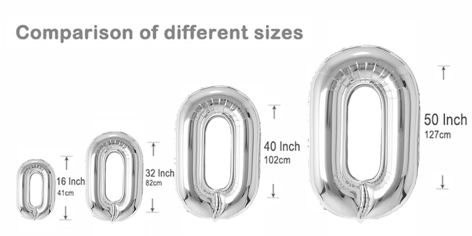 foil numbers balloons supplier