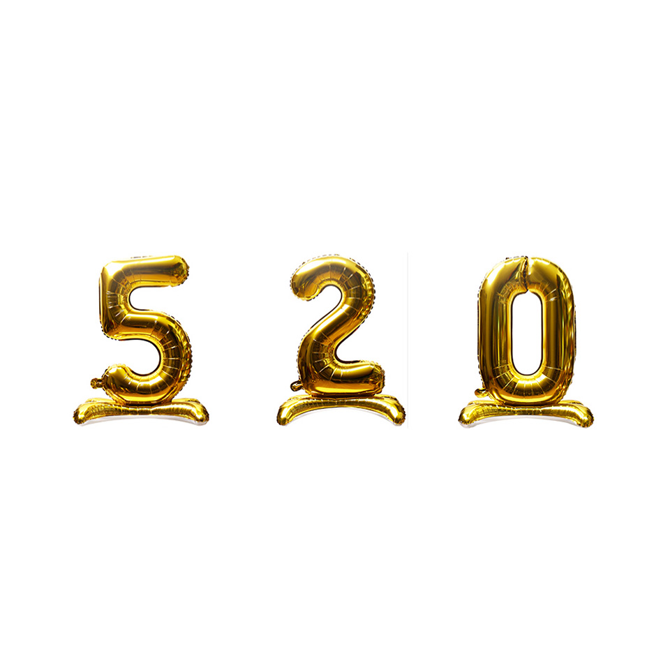 number balloons small