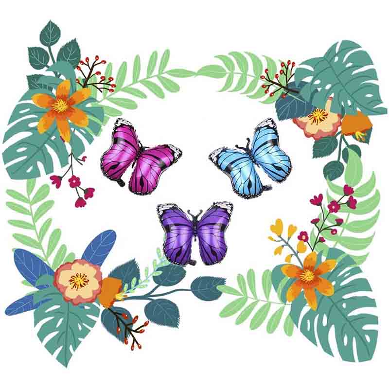 Butterfly helium balloons