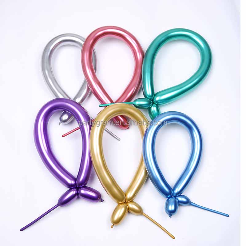chrome latex balloons DIY animal balloon