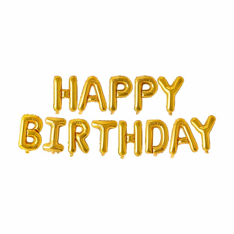 Happy Birthday Letter balloons