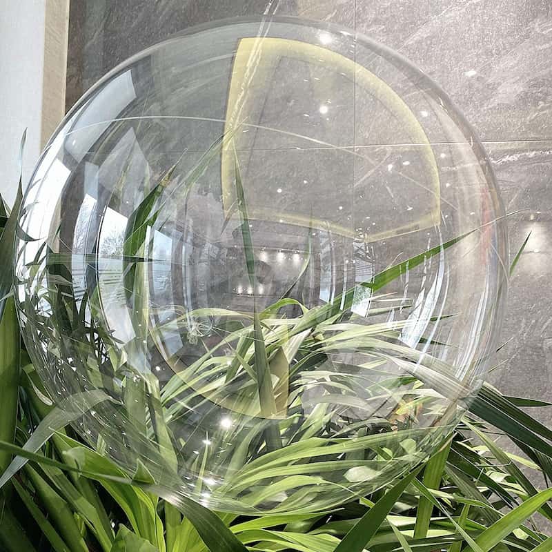 bubble balloon bouquet clear