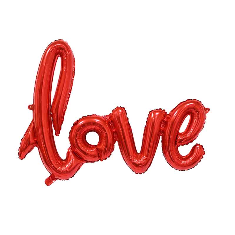 love shaped balloons