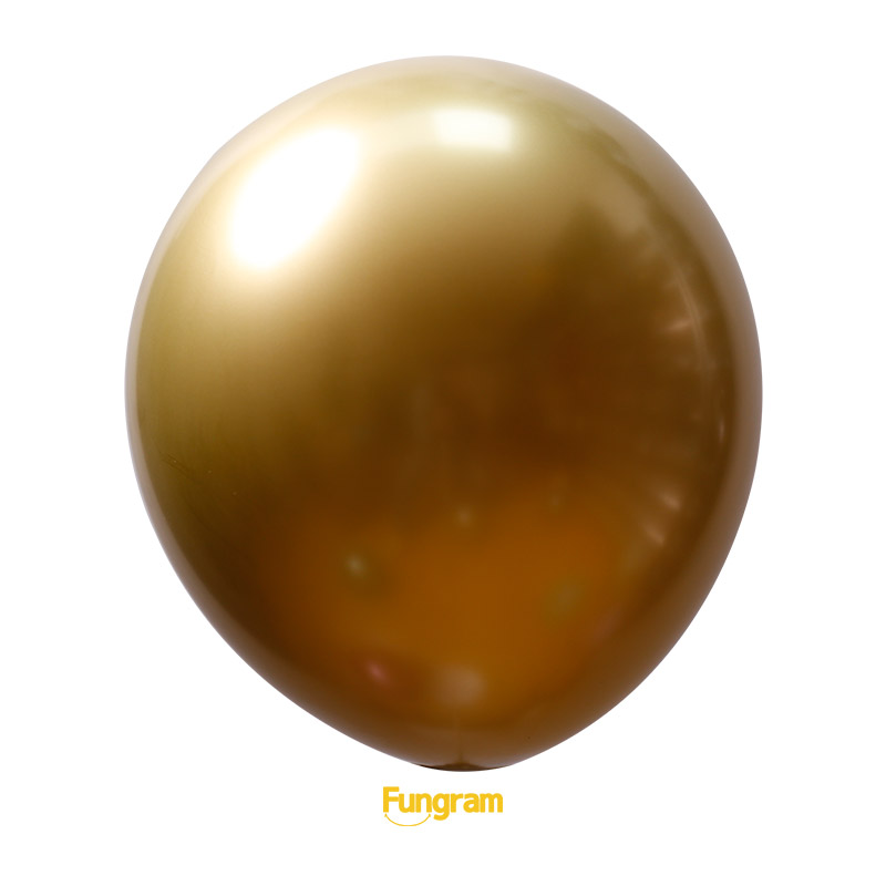 gold latex balloons