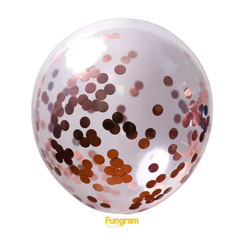 Multicolor 12 inch Confetti Latex Balloons