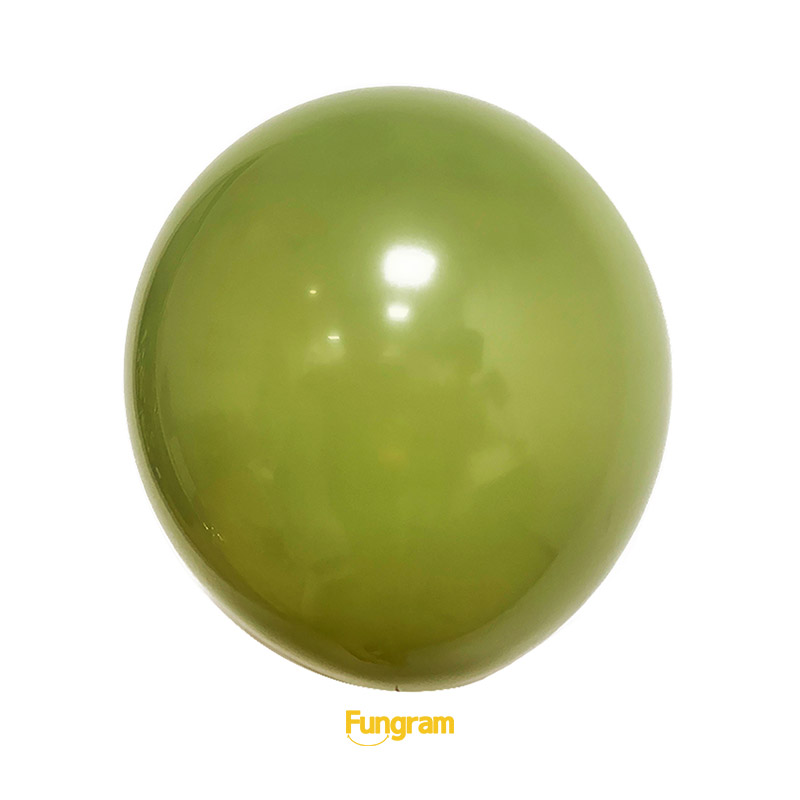 olive green latex balloons 12''