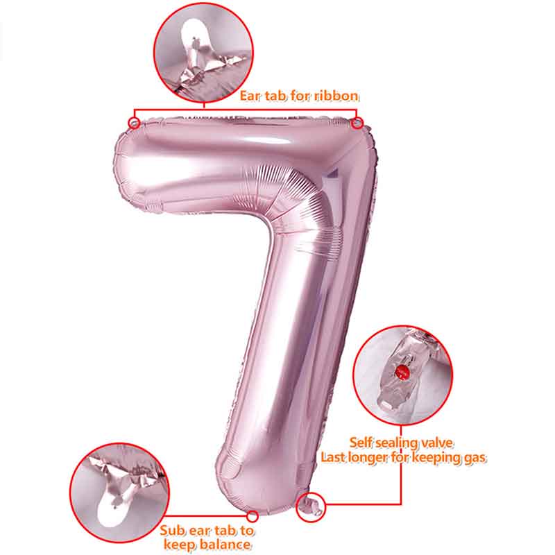 numbers mylar balloon company