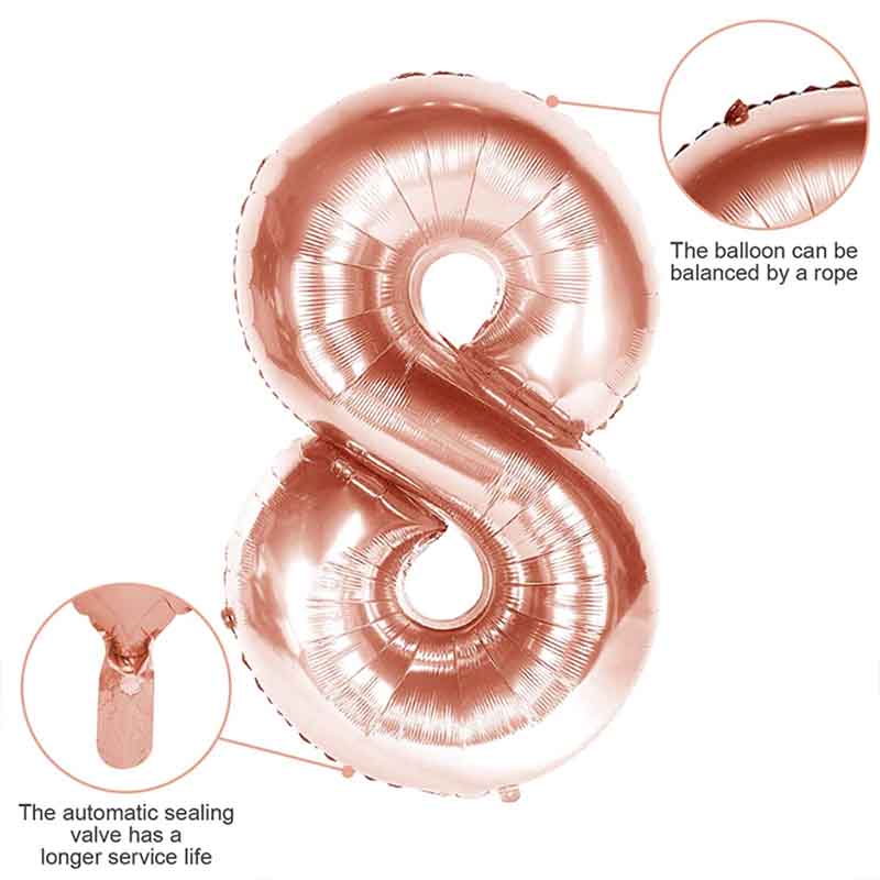 number foil balloon factory