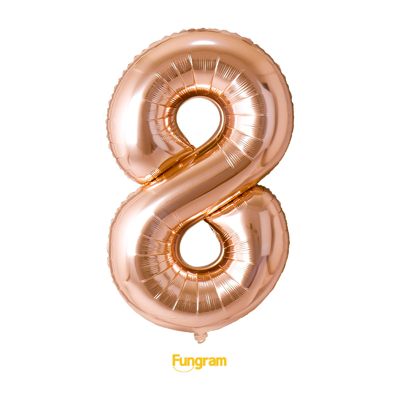 thumbnail image 2 of 40inch Large Gradient Rainbow 0-9 Number Foil Balloon Wedding Birthday Party Dec 2 of 14