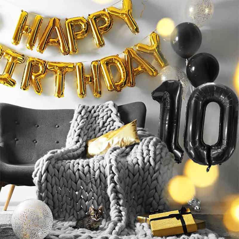 number aluminium balloon bulks