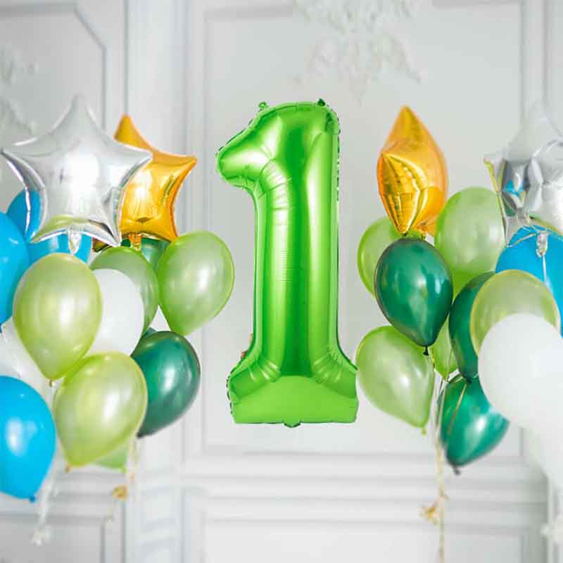 number aluminium balloon trader