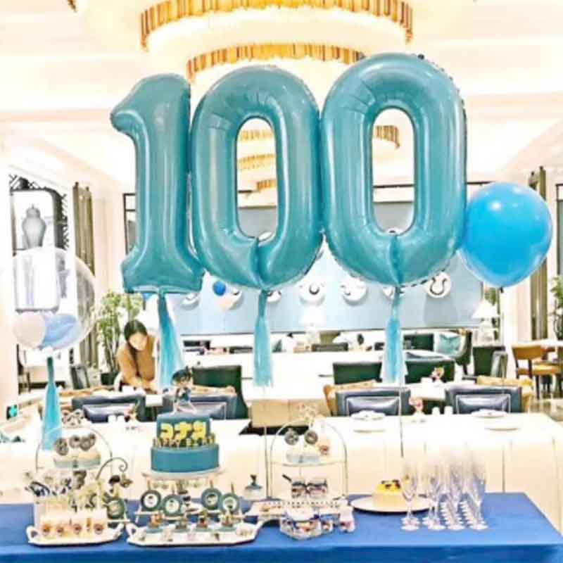 foil numbers balloons services