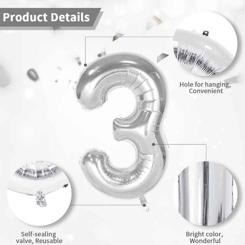 numbers foil balloon inc