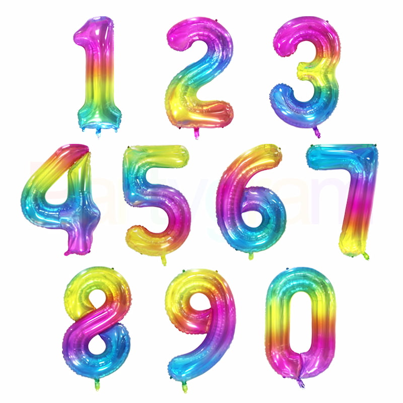 foil numbers balloon trader