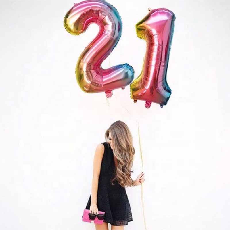 mylar numbers balloons fabrication