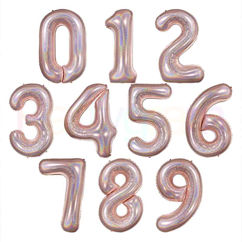 mylar number balloon wholesales