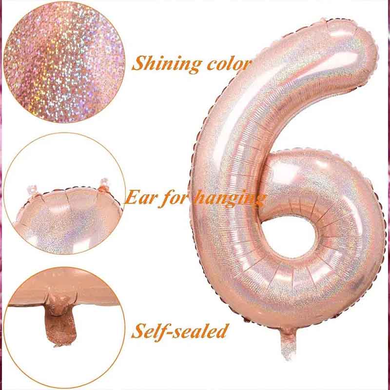 mylar number balloon bulk