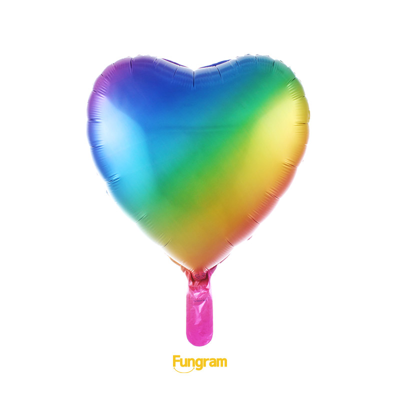 heart mylar balloons fabrication