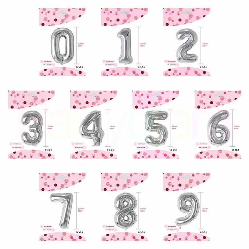 aluminium numberballoons factories