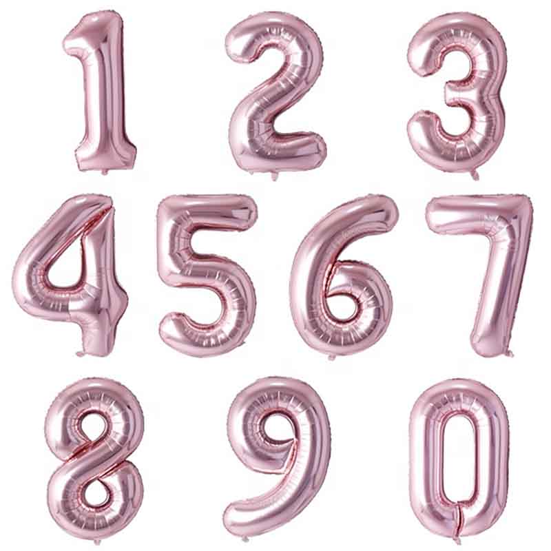 aluminium number balloons trader