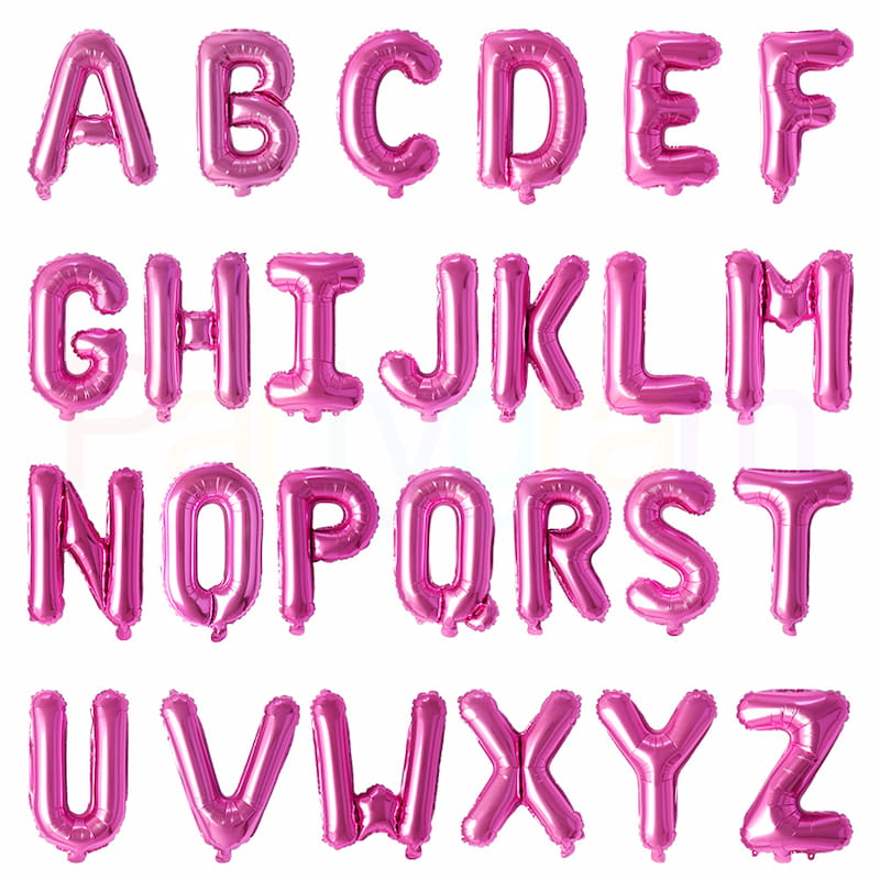 Alphabet balloon supplier