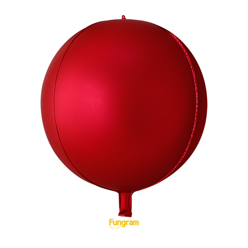 4D round foil balloons supplies