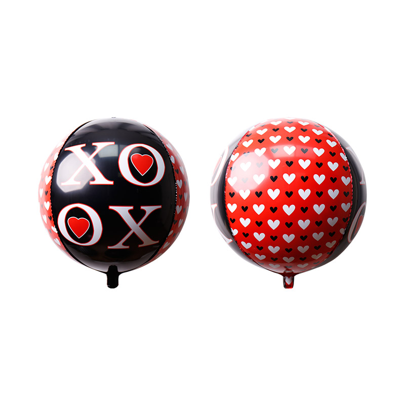4D round metallic balloon factory