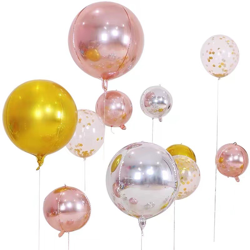 Round sphere foil balloons trader