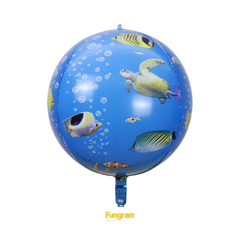 4D aluminum foil balloons exporter