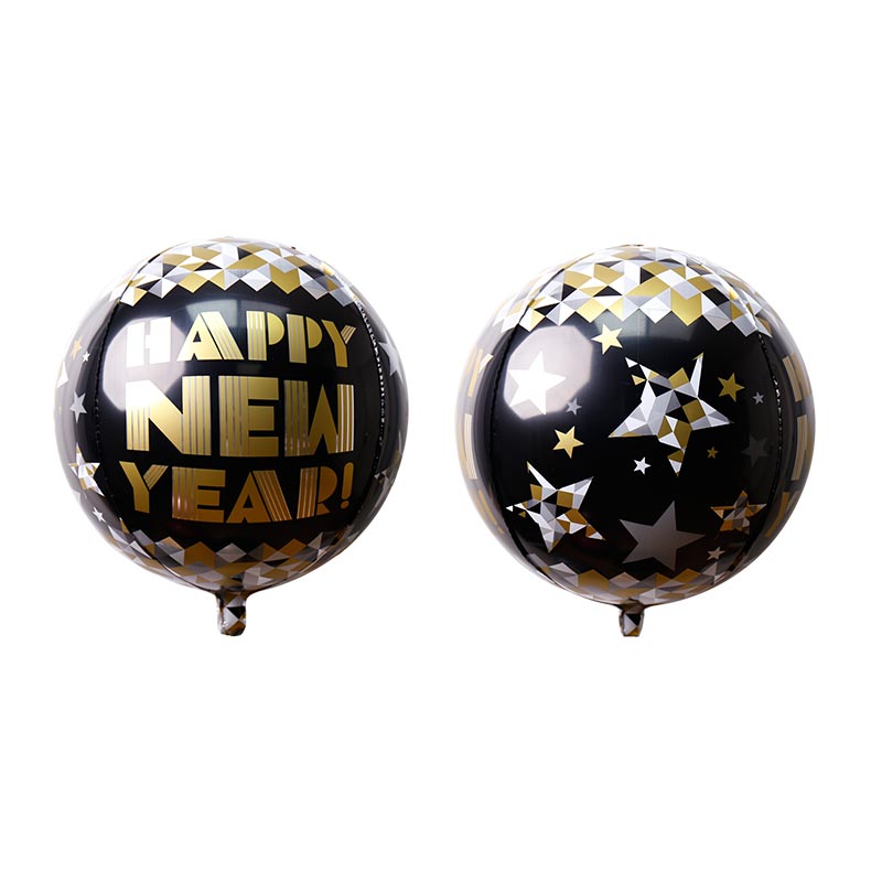 Round sphere metallic balloon fabrication