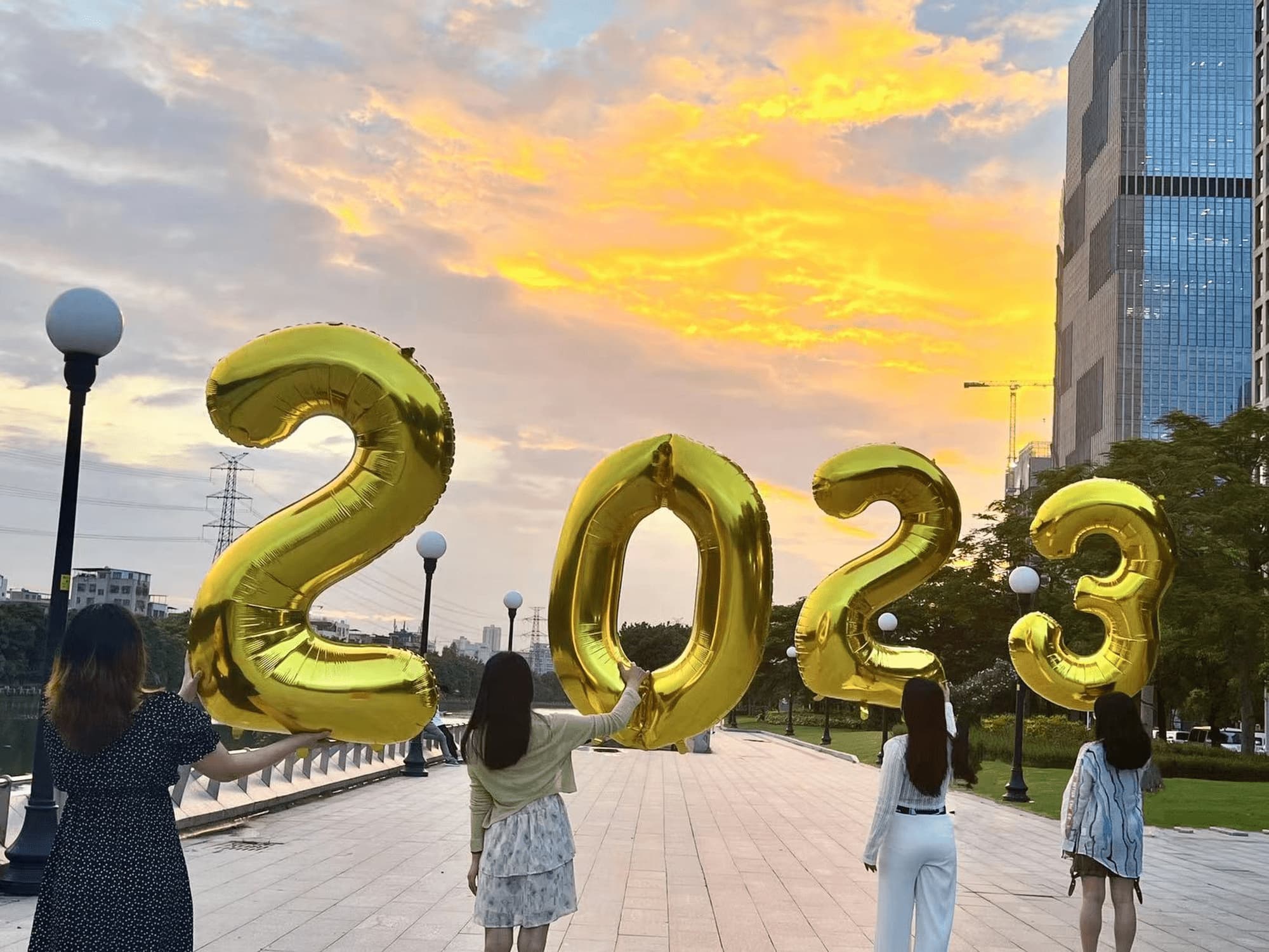 Happy New Year 2023 70 Inch Number Balloons