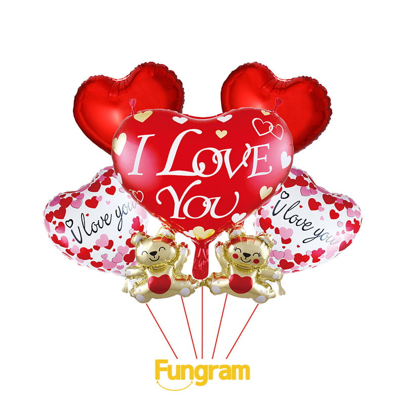 Aluminium balloon set inc