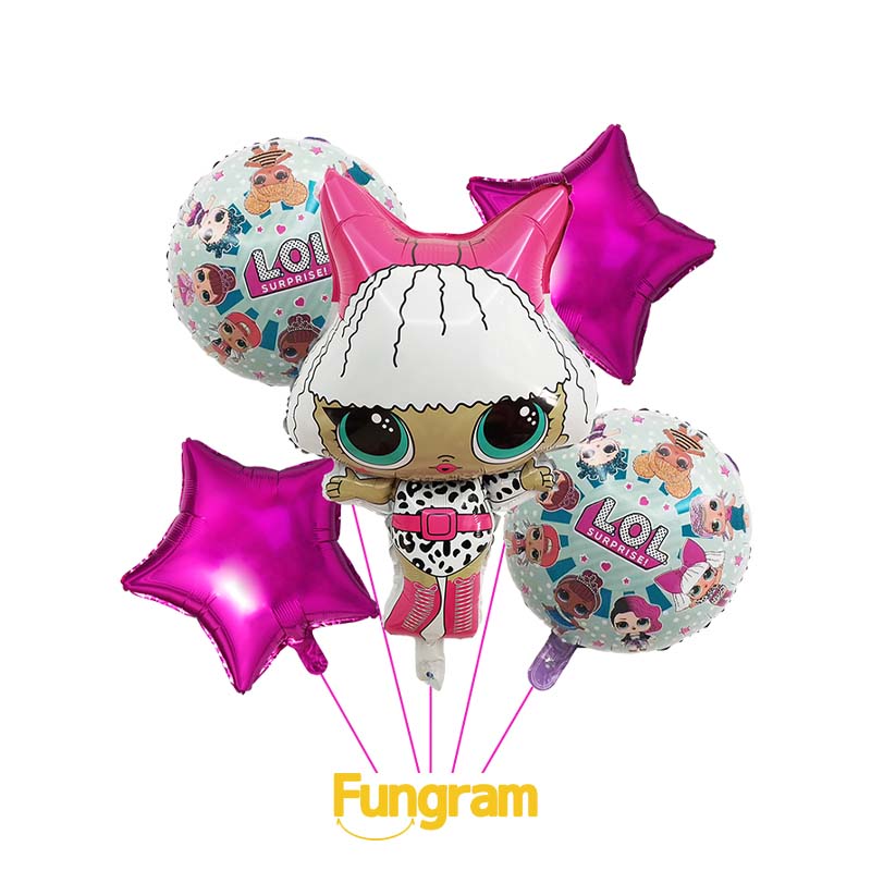 Birthday foil set balloon service