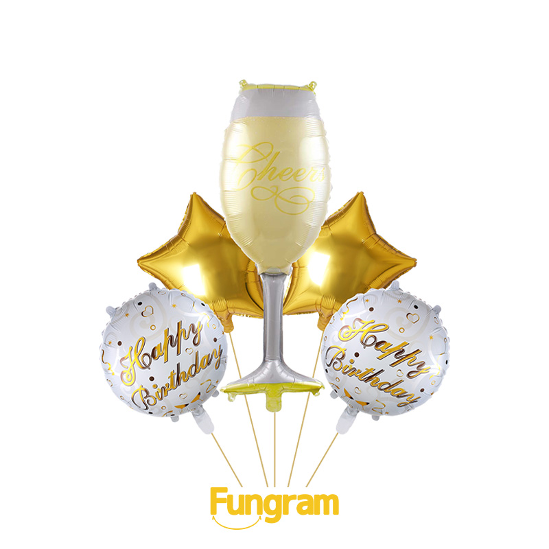 Happy birthday balloons foil makers