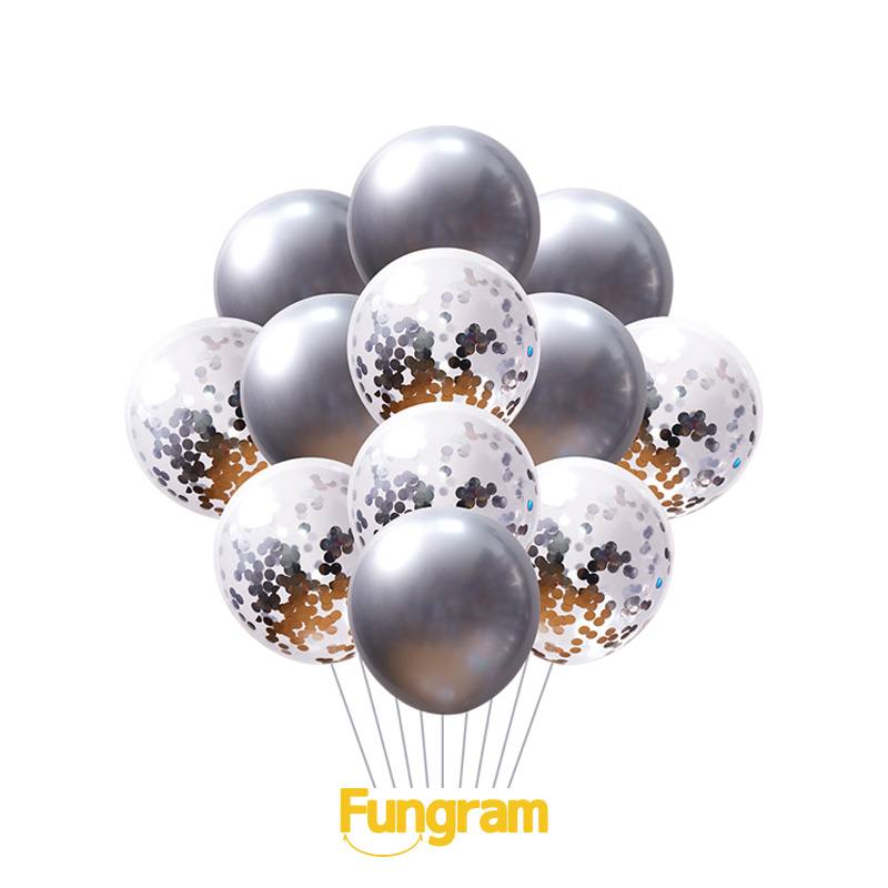 Chrome Confetti latex balloon set suppliers