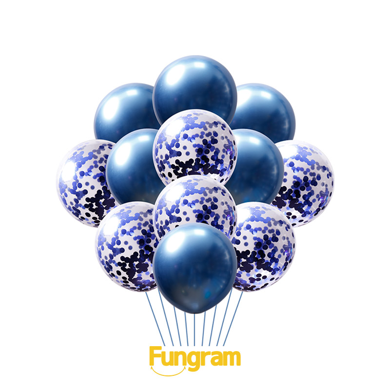 Chrome Confetti latex balloon set suppliers