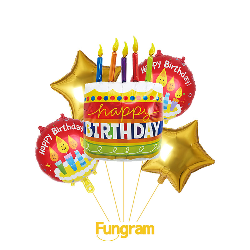 Birthday mylar set balloons factory