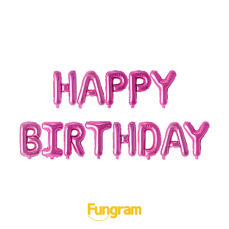 Happy Birthday Letter Balloon Exporter