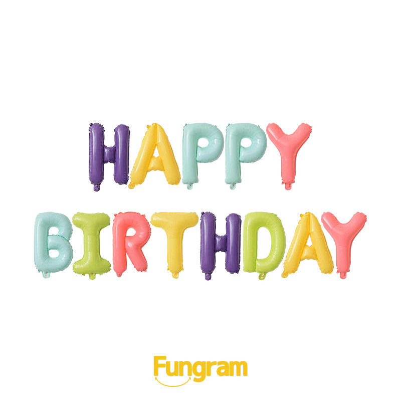 Happy Birthday Letter Balloons Bulks