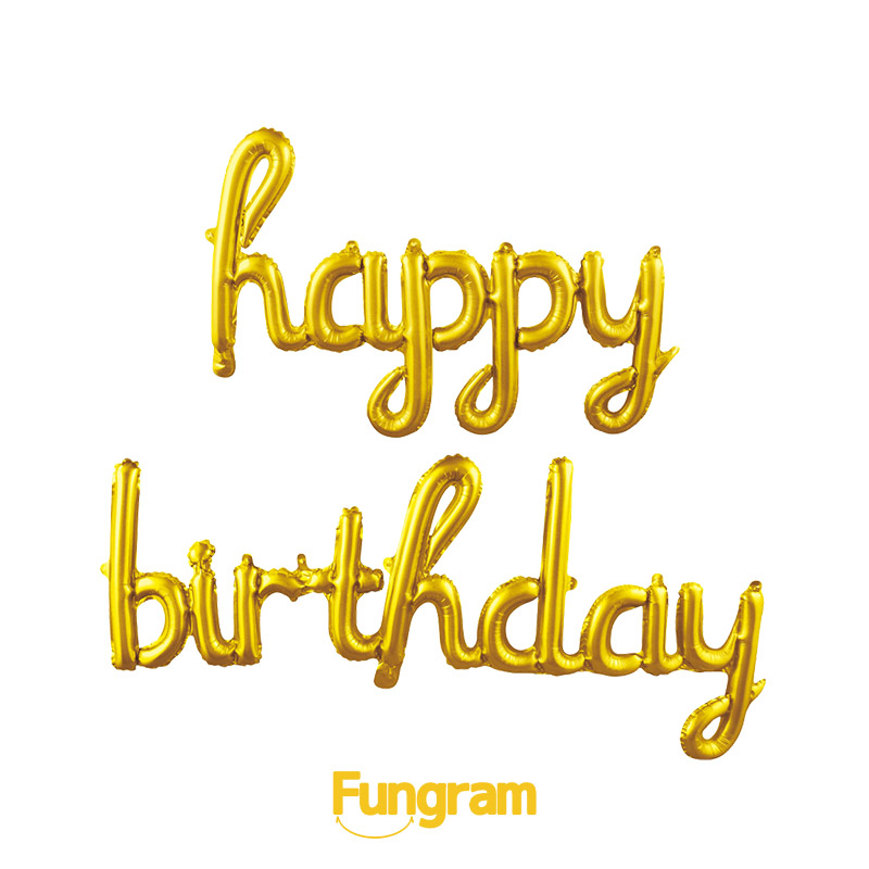 Happy Birthday Letter Foil ballons Companies