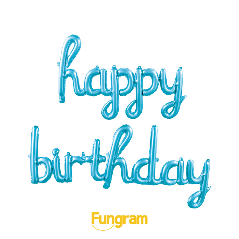 Happy Birthday Letter Ballons Inc