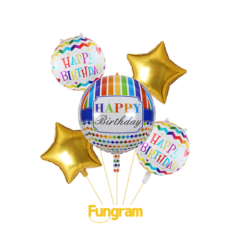 Birthday Mylar Balloon Set Supplier