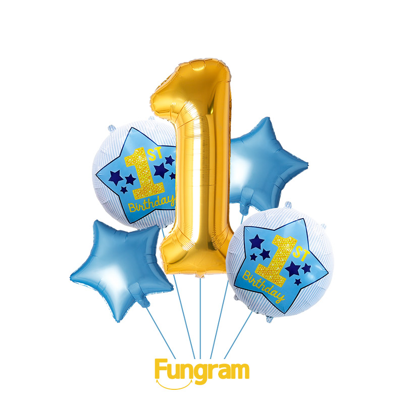 Birthday Foil Balloons Set Makers