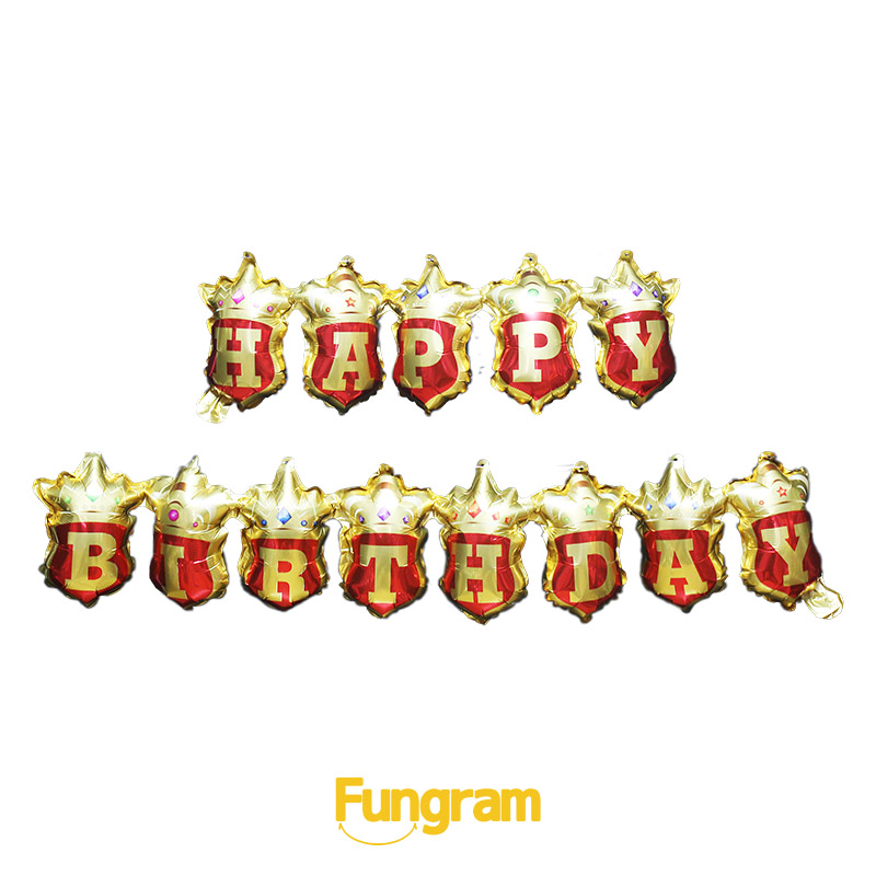 Birthday Aluminium Balloons Set Trader