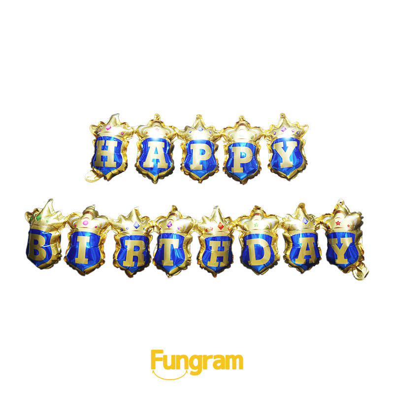 Happy Birthday Foil Balloon Set Suppliers