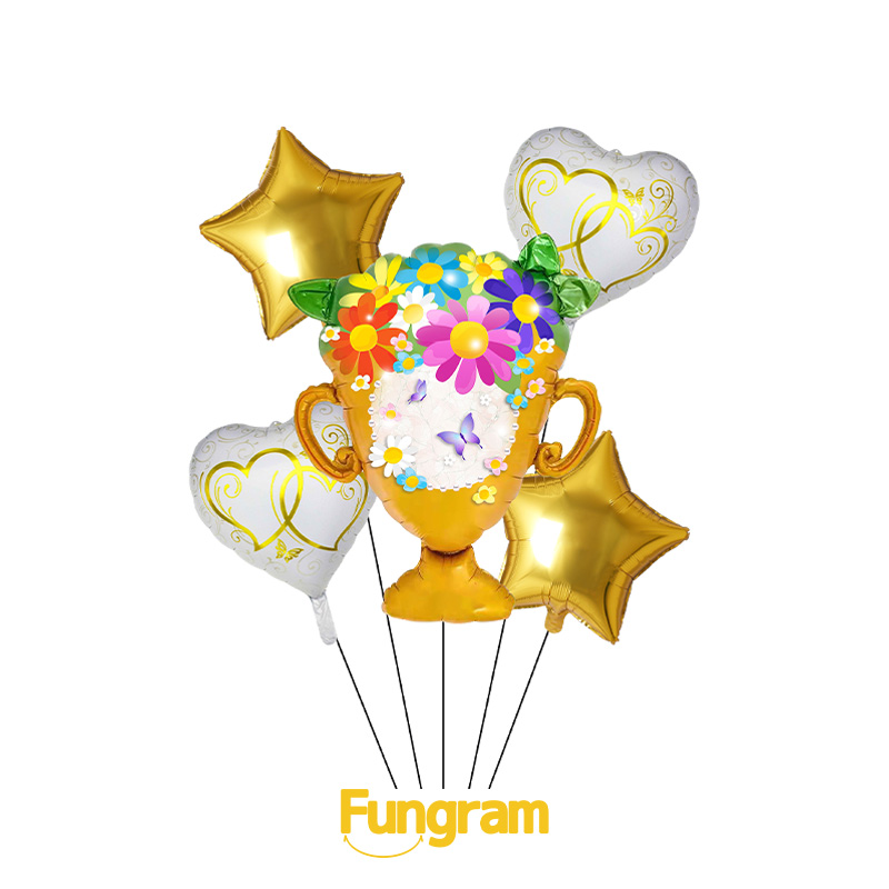Valentine's Day Balloons Foil Fabrication