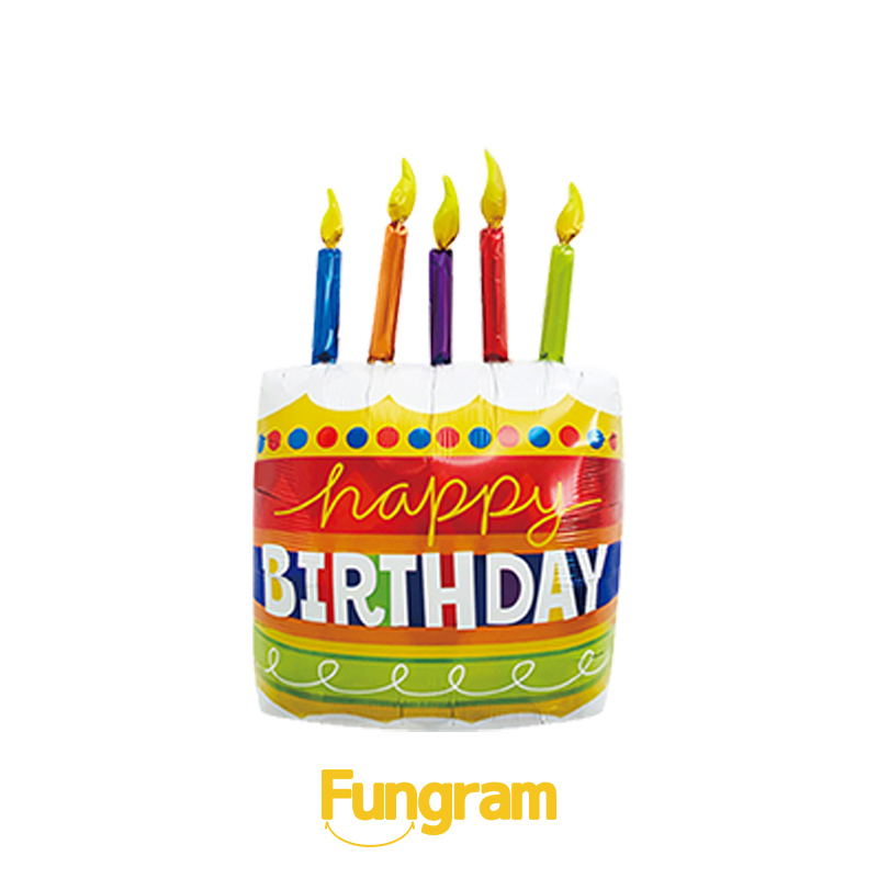 Birthday Cake Balloons Foil Supplier
