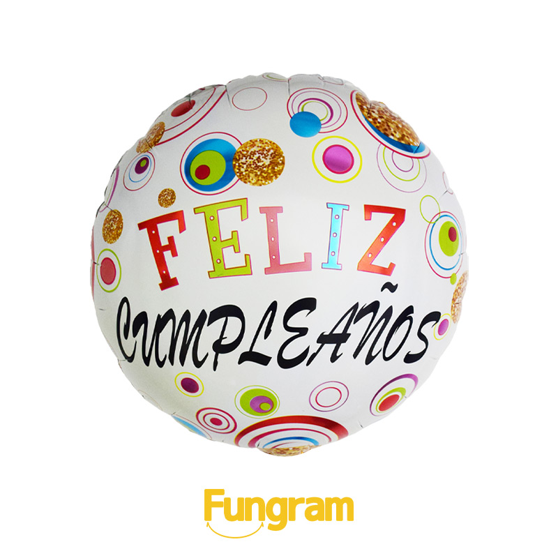 Spanish Happy Birthday Foil Balloon Manufacturers