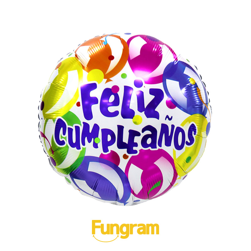 Spanish Happy Birthday Foil Balloon Manufacturers